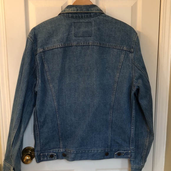 Levi’s M’s Vintage 80’s 2 pocket Trucker Denim Jacket ~ size 38 reg (75505 0211) - Picture 5 of 10
